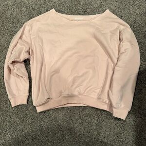 Sunday Blush Pink Fleece Top
